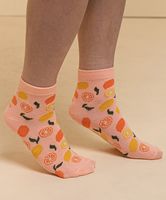 Citrus Fun Ankle Socks