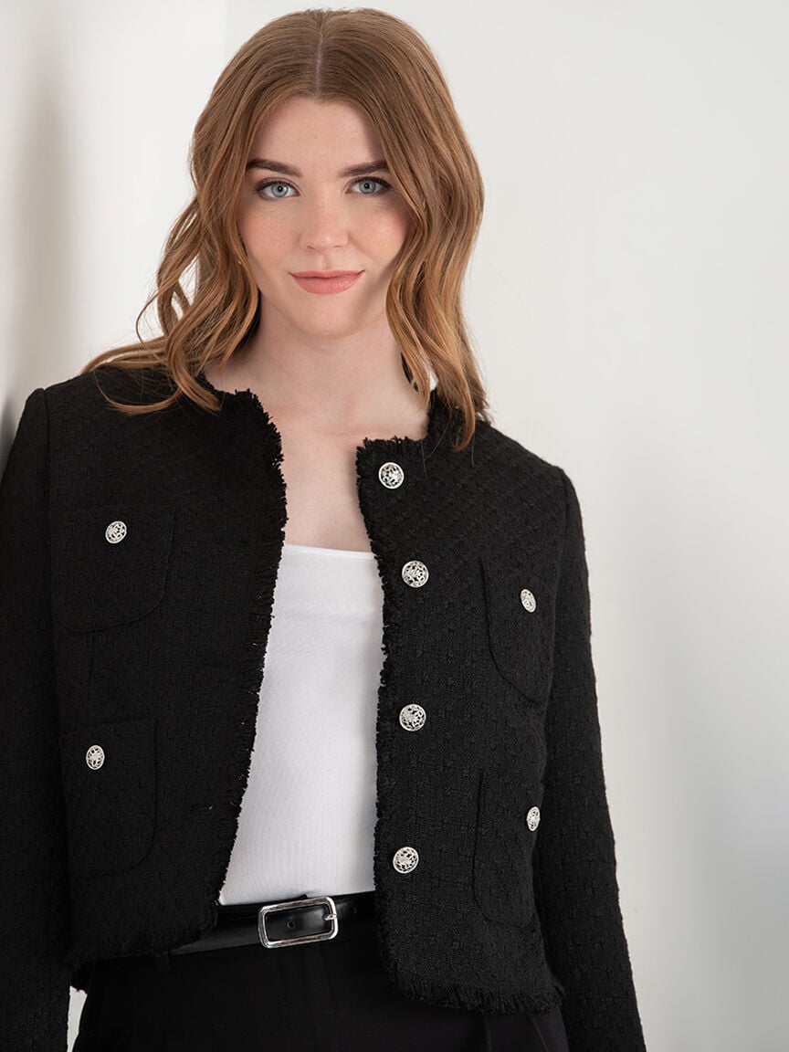 激安な Cropped Boucle Rickis | Jacket ジャケット・アウター