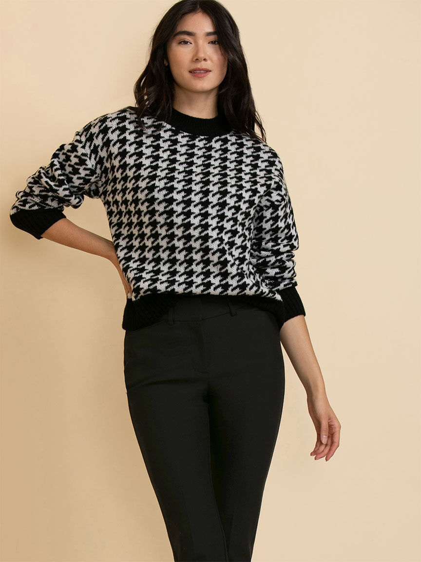 Houndstooth jumper sales
