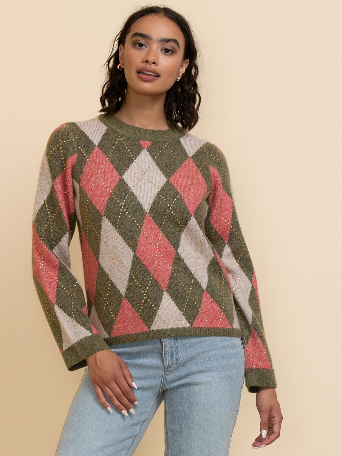 Argyle pullover cheap
