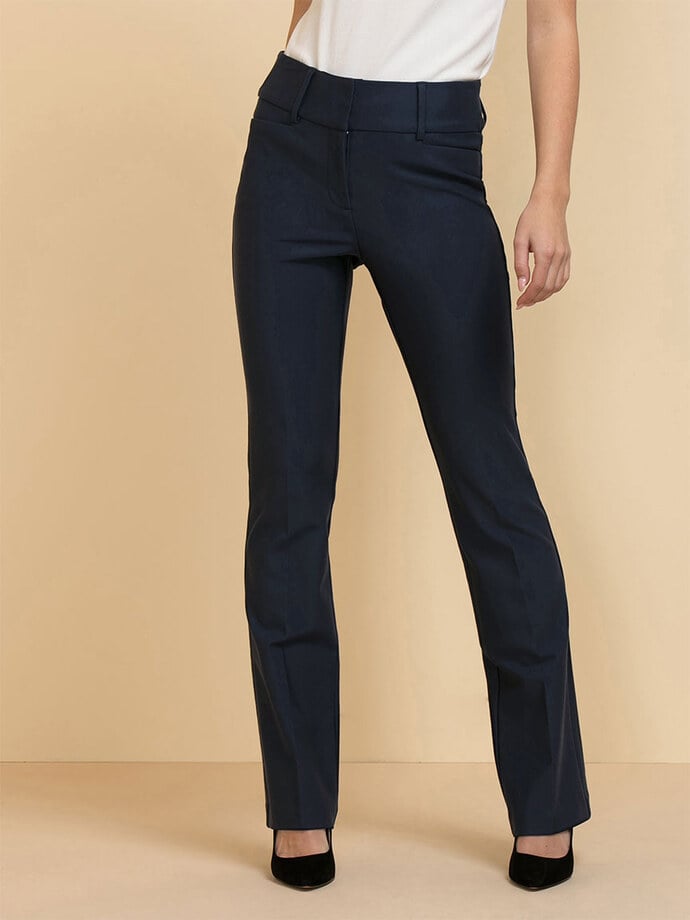 Bradley Bootcut Pant in Luxe Ponte Image 5