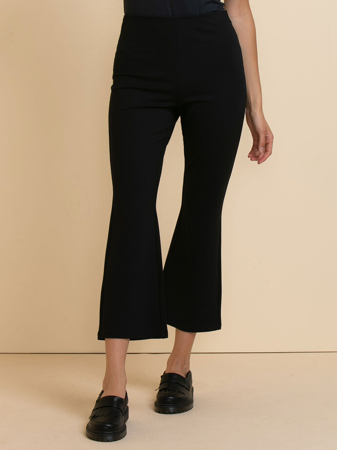 Colby Kick Flare Pant in Luxe Ponte Image 1