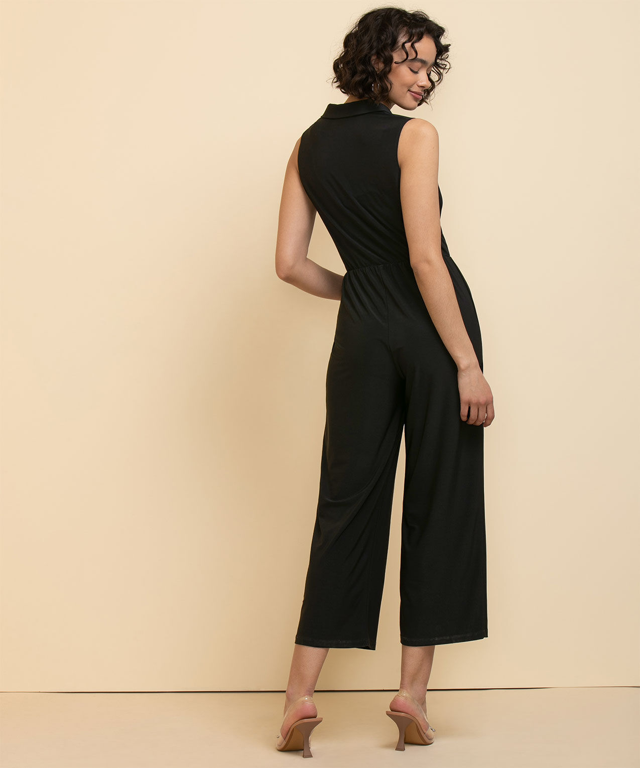 Tash Sophie Wrap Jumpsuit with Collar Tash Sophie