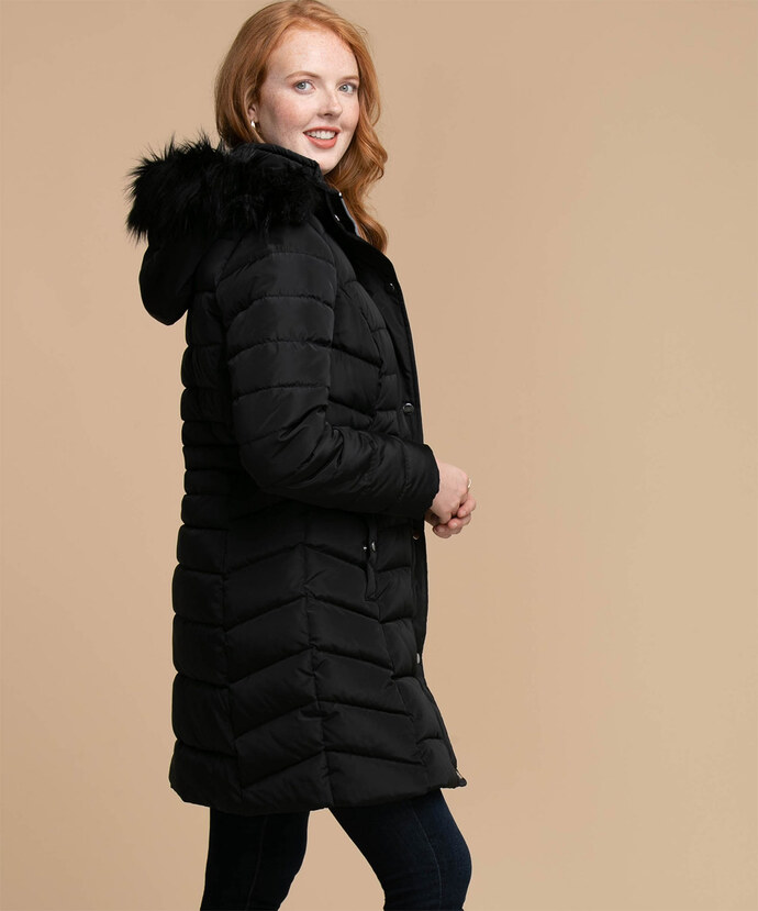 Eco-friendly Mid Length Puffer Parka Image 2