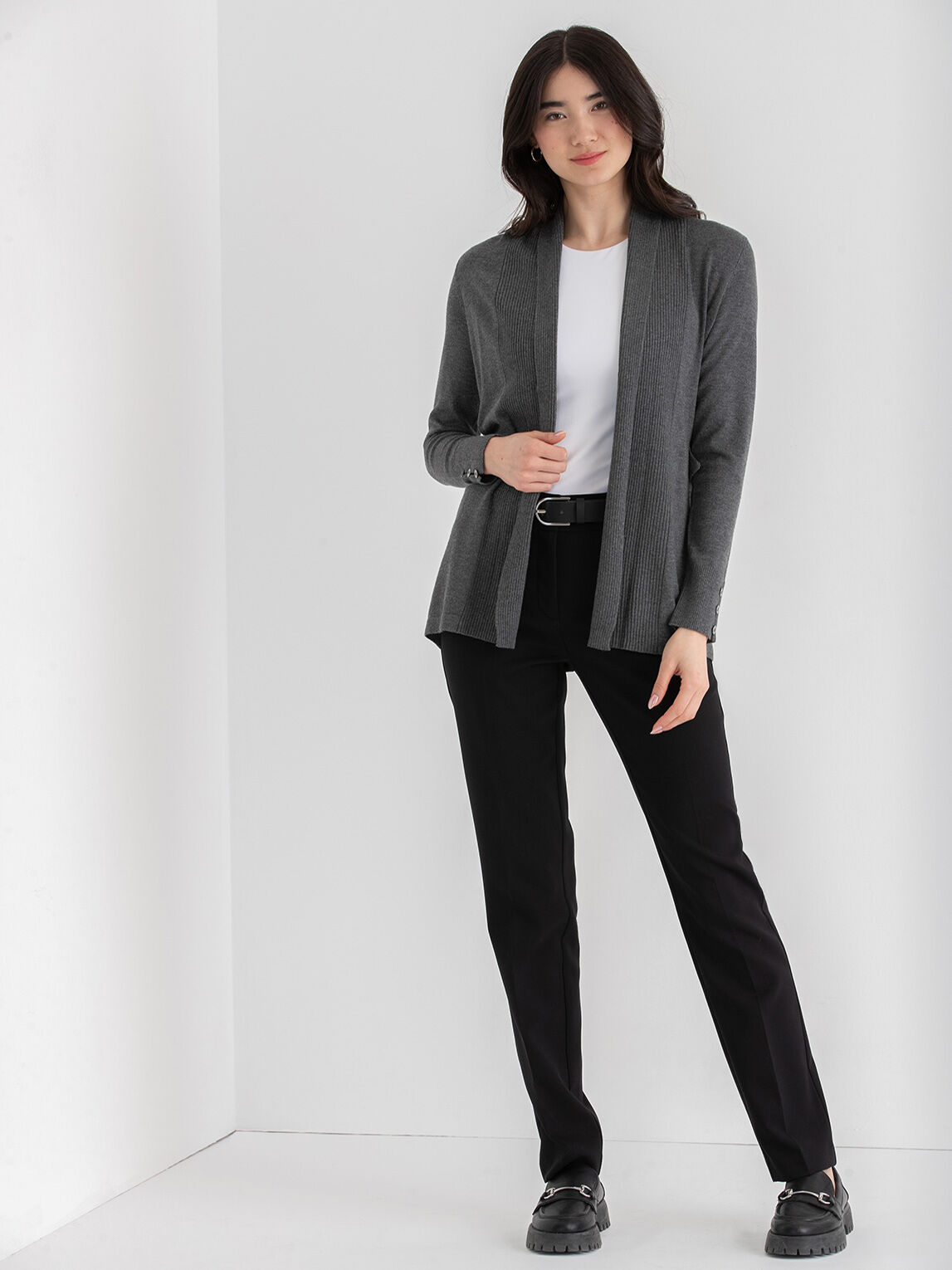 Side Tab Button Cardigan Rickis