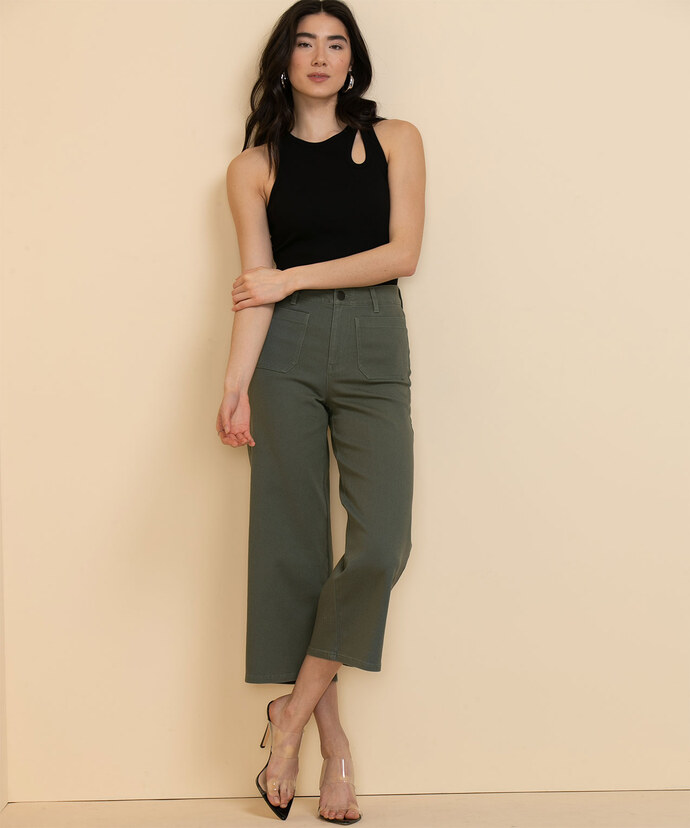 Winona Pant with Patch Pockets by LRJ Image 3