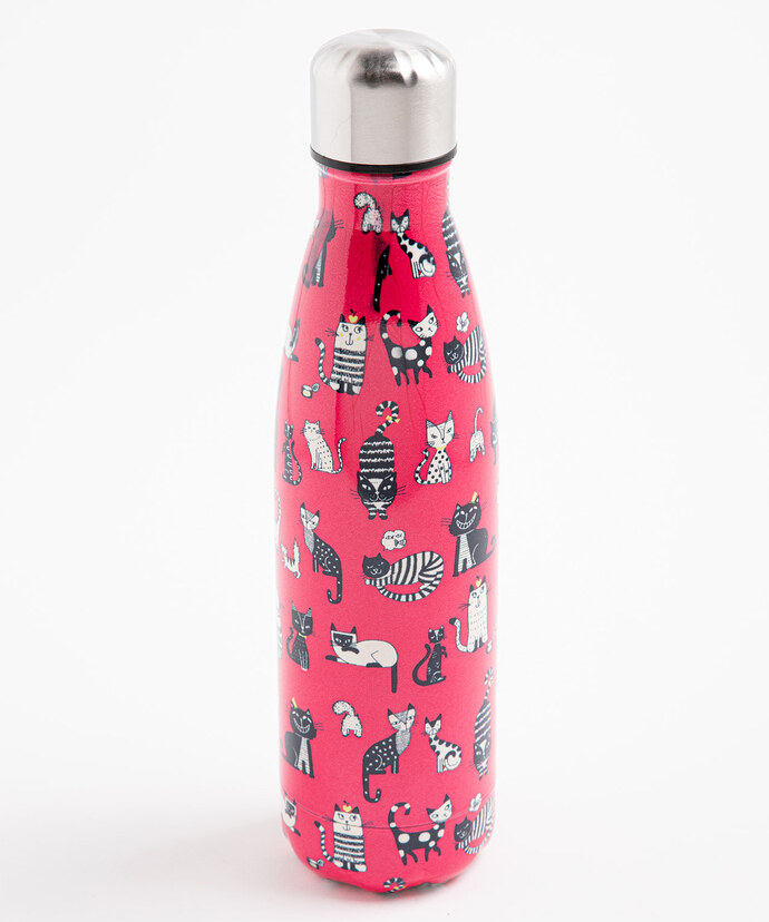 Patterned Insulated Water Bottle Image 1