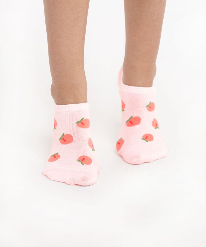Peach Ankle Socks Image 1