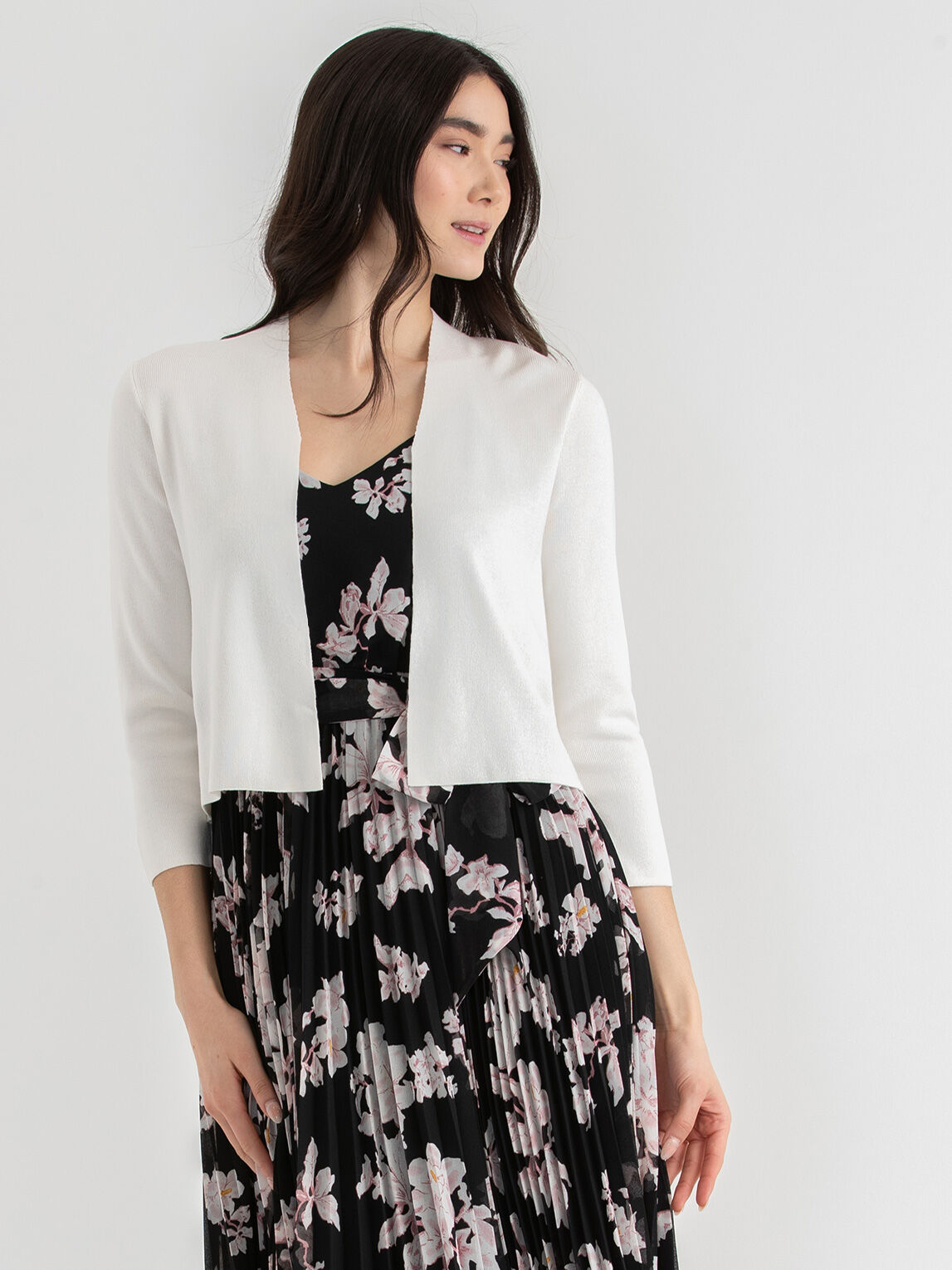 3 4 Sleeve Bolero Sweater Rickis