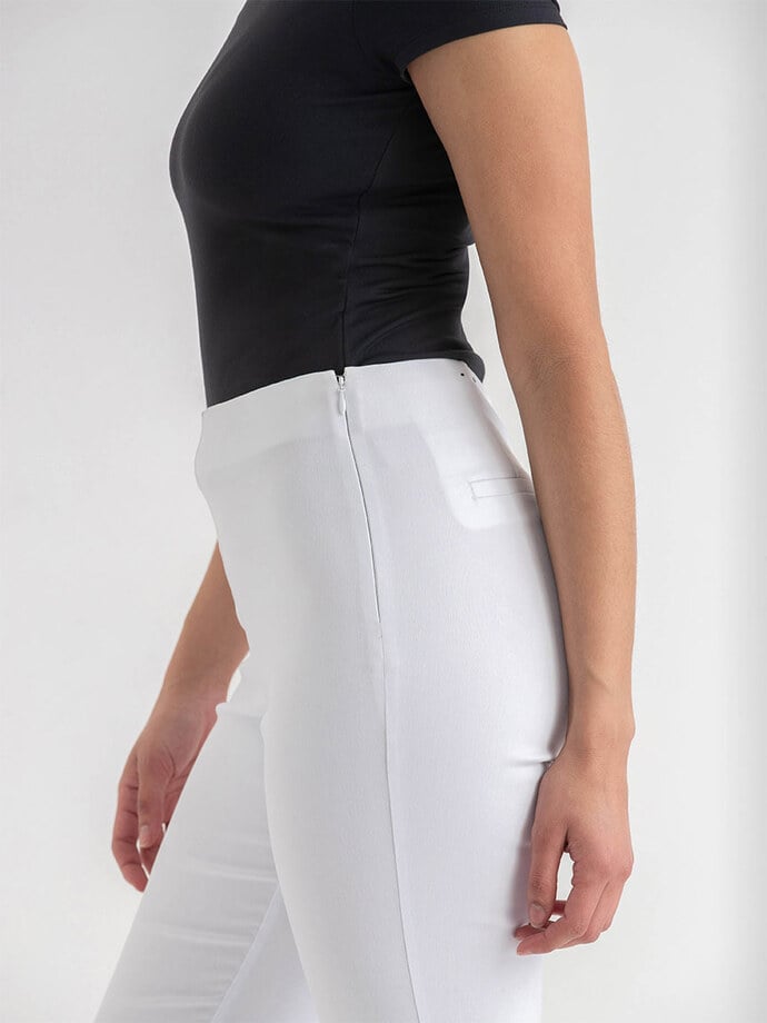 Audrey Skinny Crop Pant in Microtwill Image 2