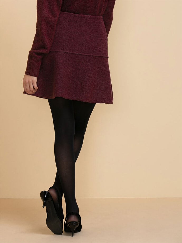 Wool-Blend Flippy Sweater Skirt Image 5