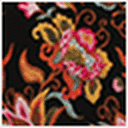 Black Paisley Print