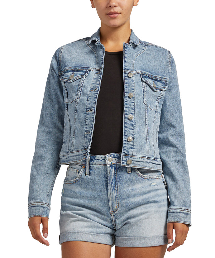 Fitted Jean Jacket  Image 1