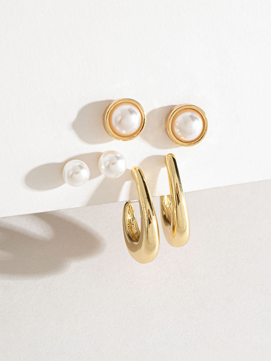 Earring trio set best sale