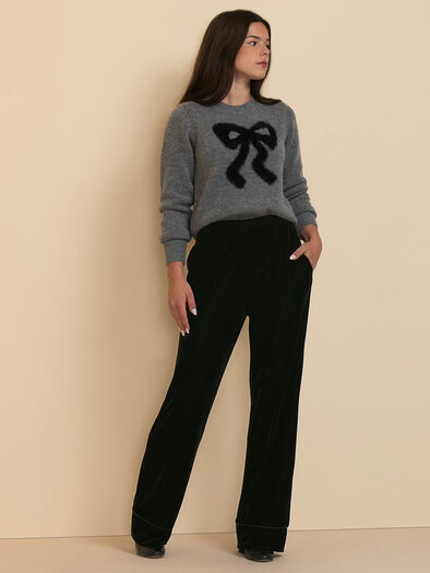 Black Velvet Pant, Black Black Velvet Pant, Black