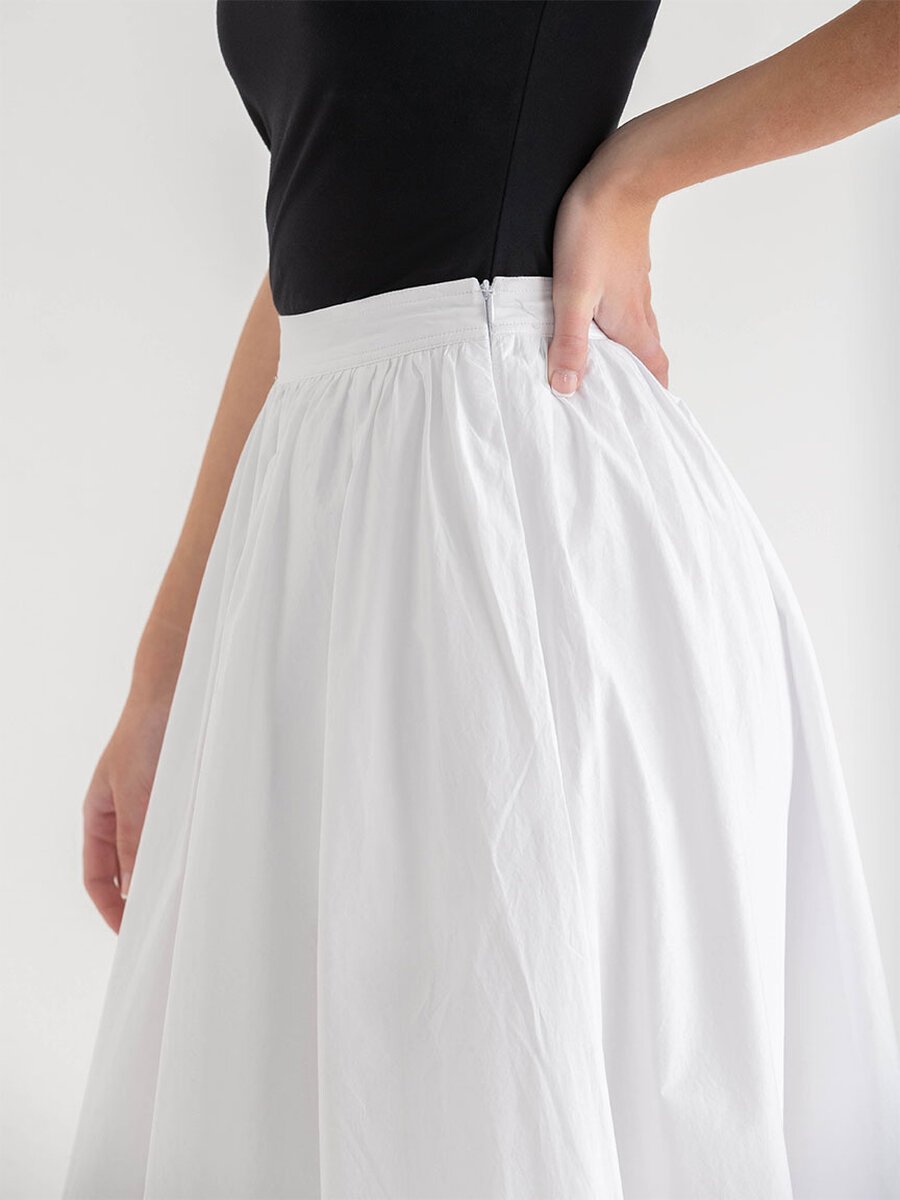 Poplin Full Skirt