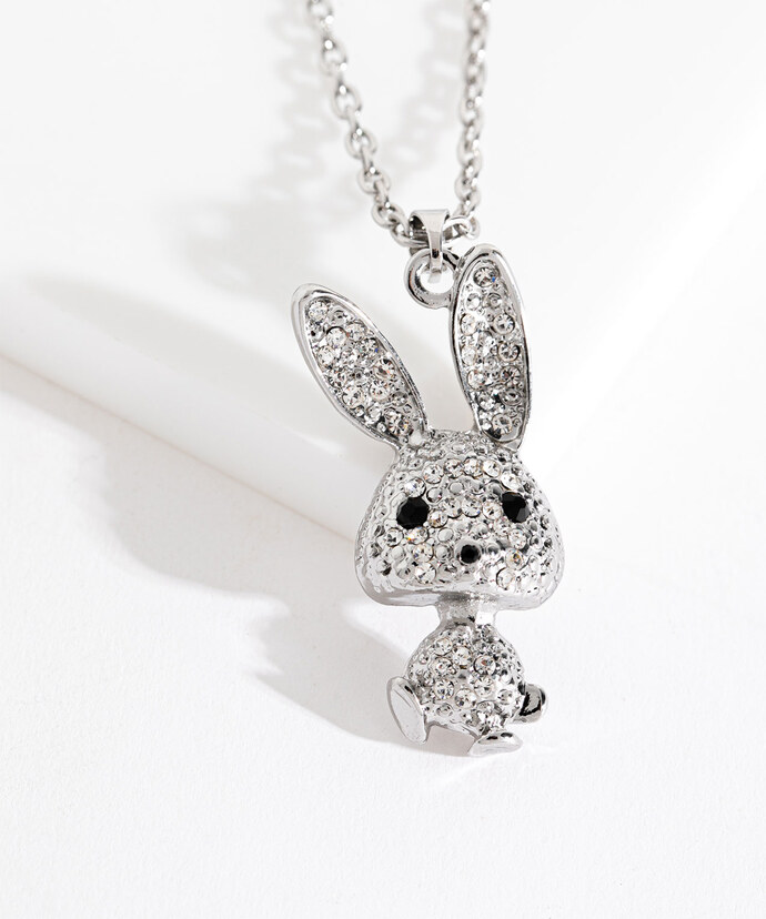 Bunny Pendant Necklace Image 1