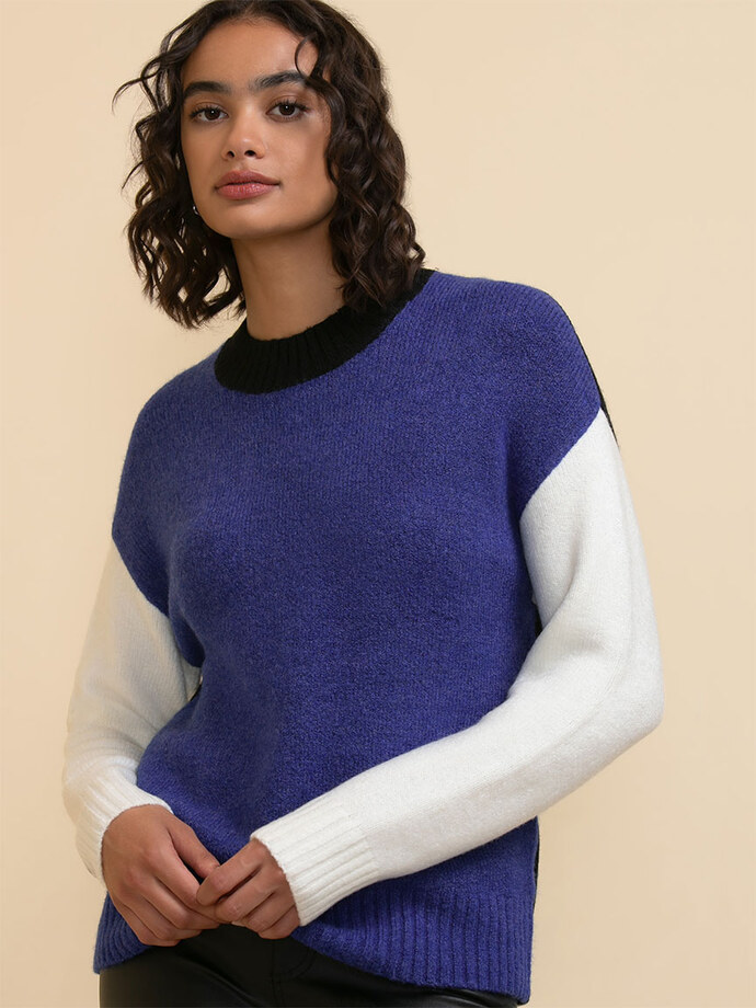 Drop Shoulder Crewneck Sweater Image 2