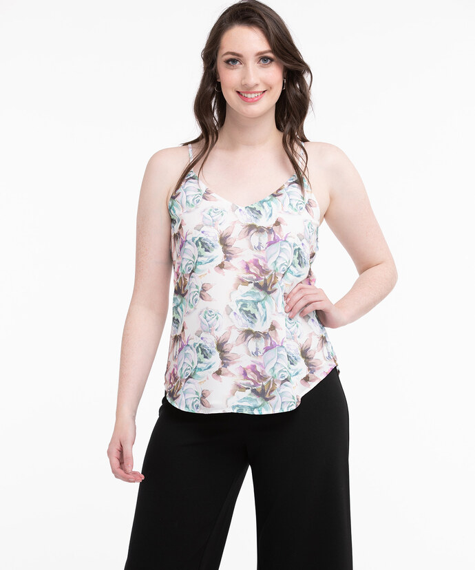 Strappy Double Layer Blouse Image 2
