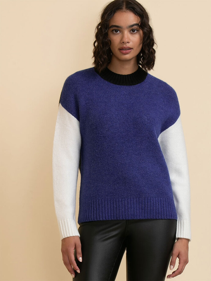 Drop Shoulder Crewneck Sweater Image 5
