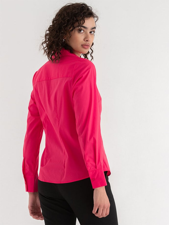 New Talia Fitted Collared Shirt	 Image 4