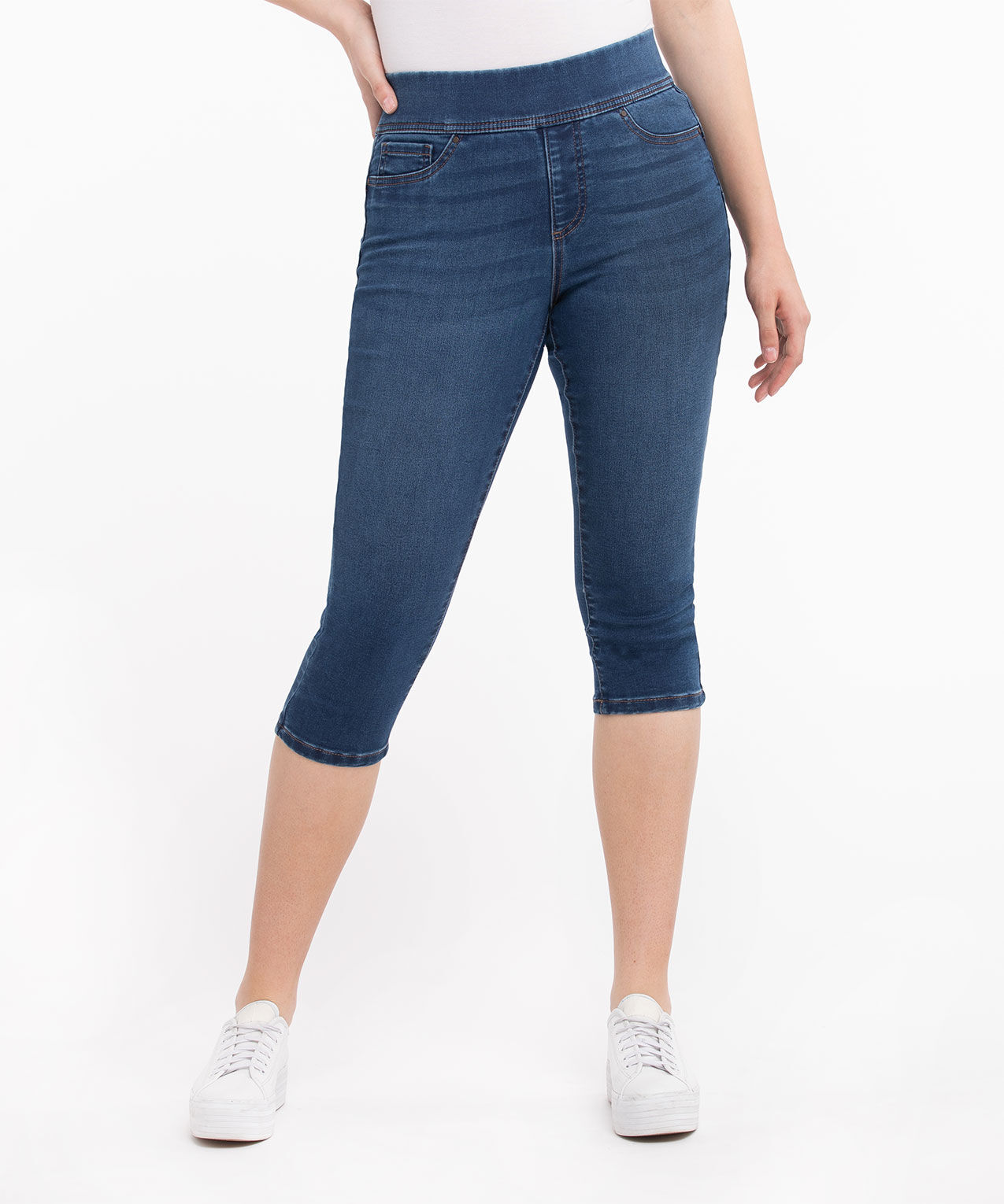 Pull on jegging capris shop