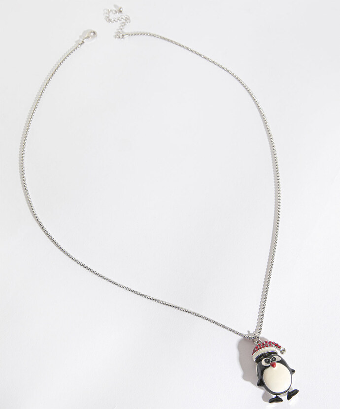 Penguin Pendant Necklace Image 2
