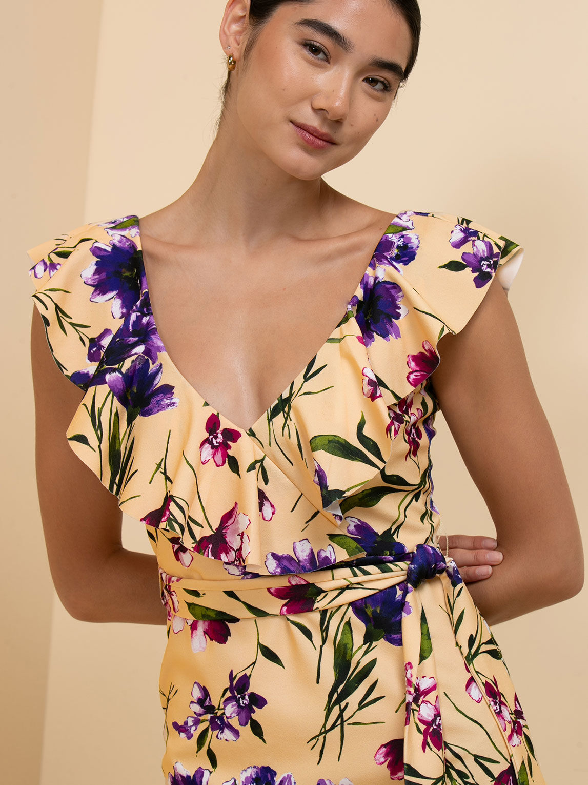Ruffle Dress by Bebe Rickis