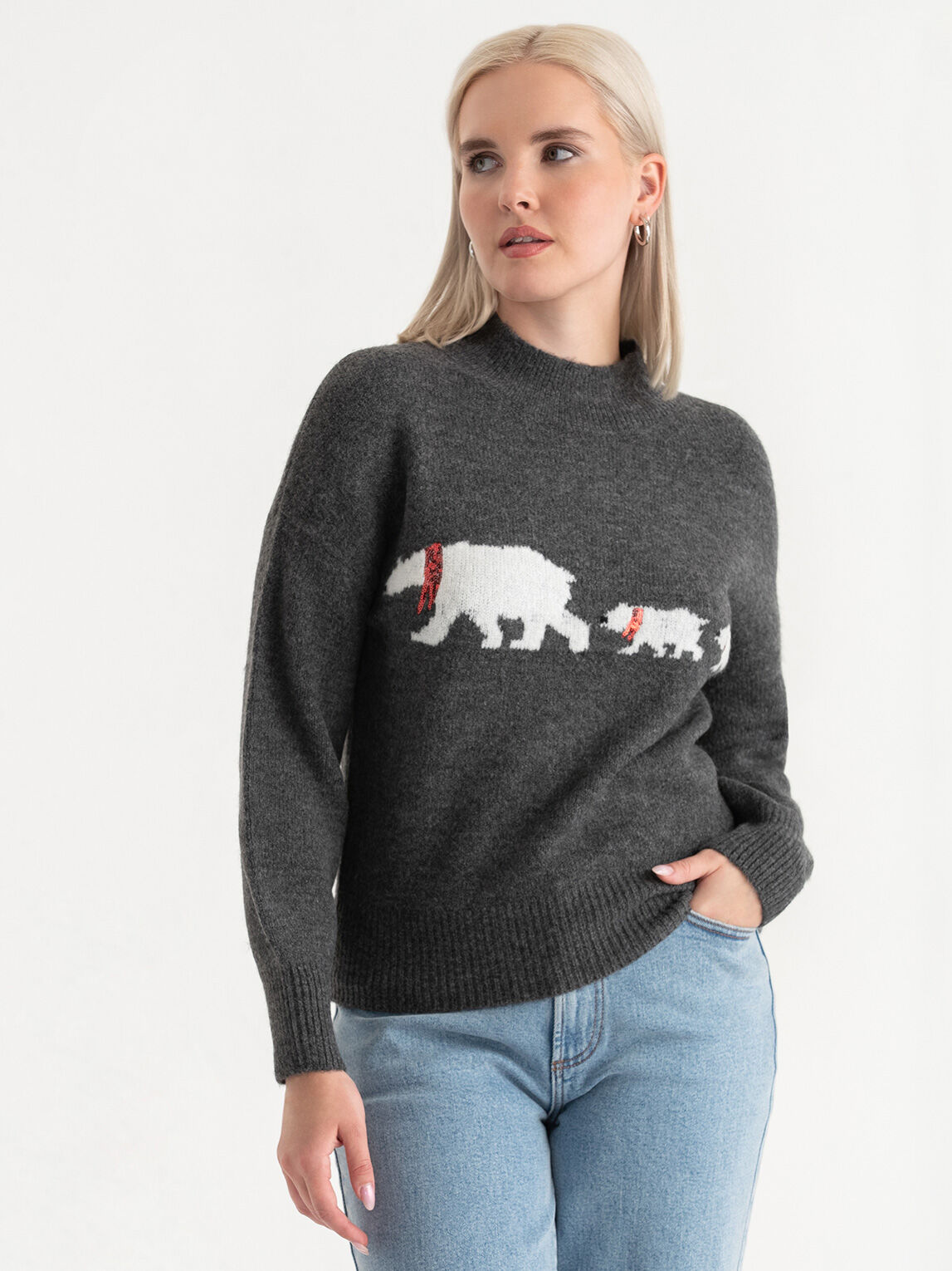 Sweaters nearby top