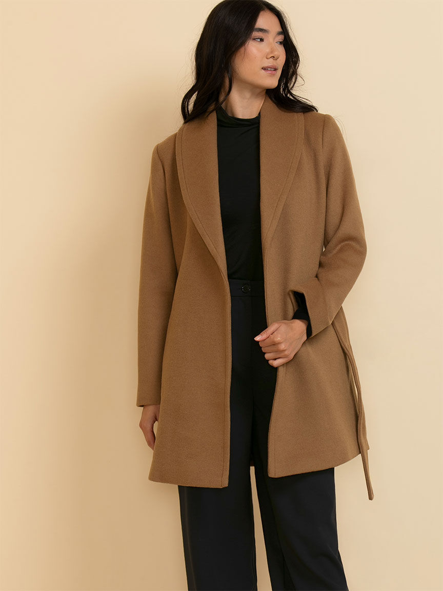 Harper Wool Blend Wrap Coat Rickis