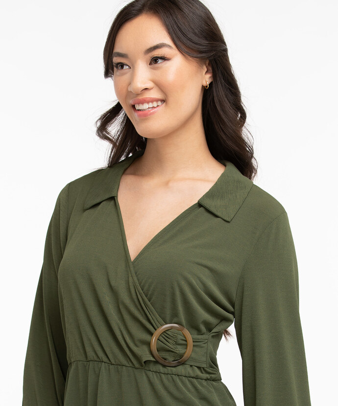 Luxology Collared Buckle Top Image 4