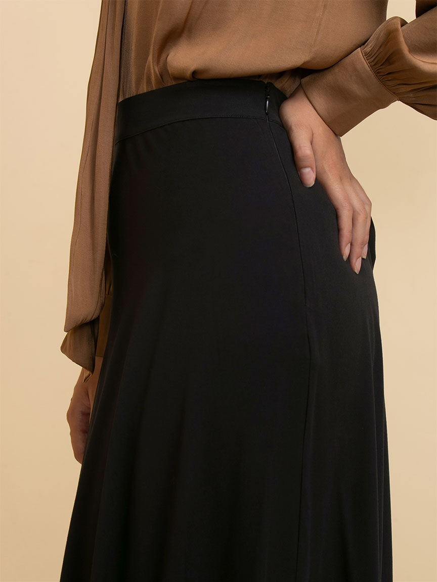 Black maxi hotsell circle skirt