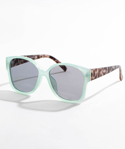 Over-Sized Square Frame Sunglasses , LtGreen Over-Sized Square Frame Sunglasses , LtGreen
