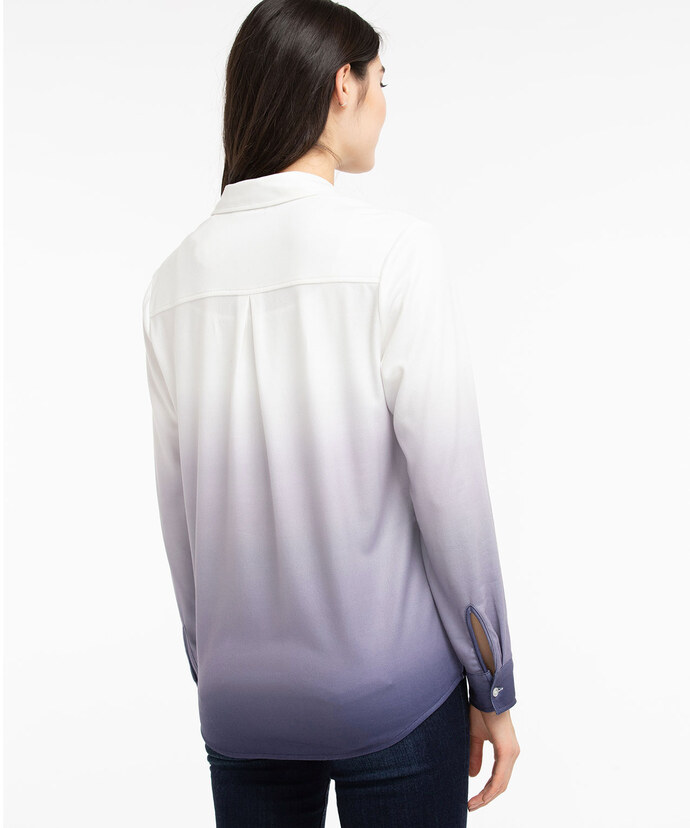 Button Front Knit Shirt Image 3
