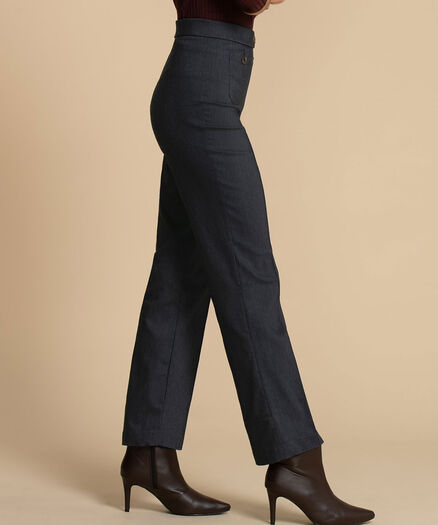 Jules & Leopold Bootcut Pant with Patch Pockets, Navy