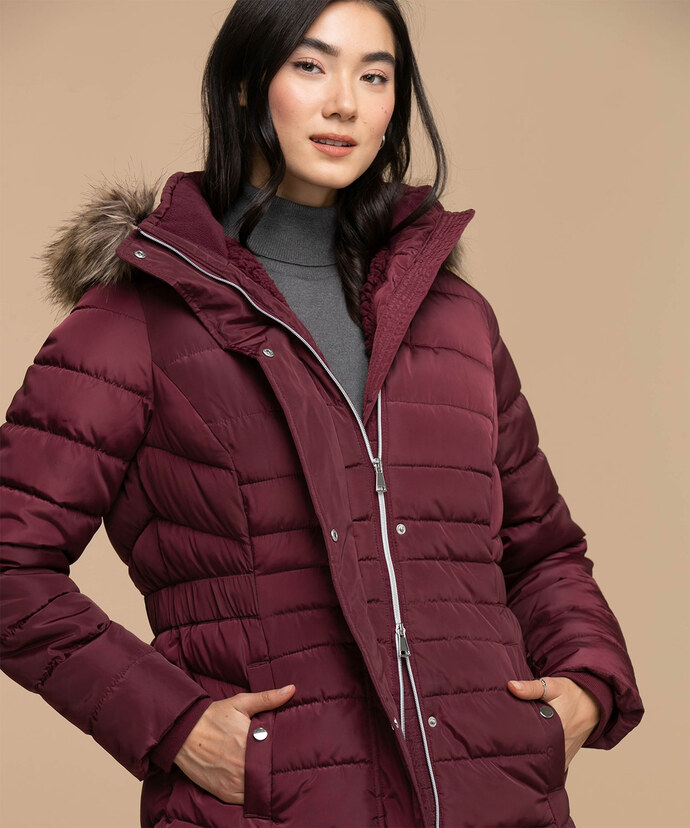 Eco-friendly Mid Length Puffer Parka Image 5