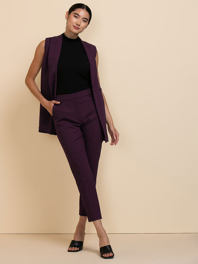 Parker Slim Pant in Luxe Tailored Image 3