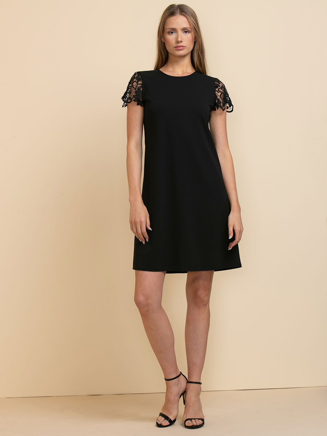 Lace Sleeve Dress by Tash Sophie Rickis