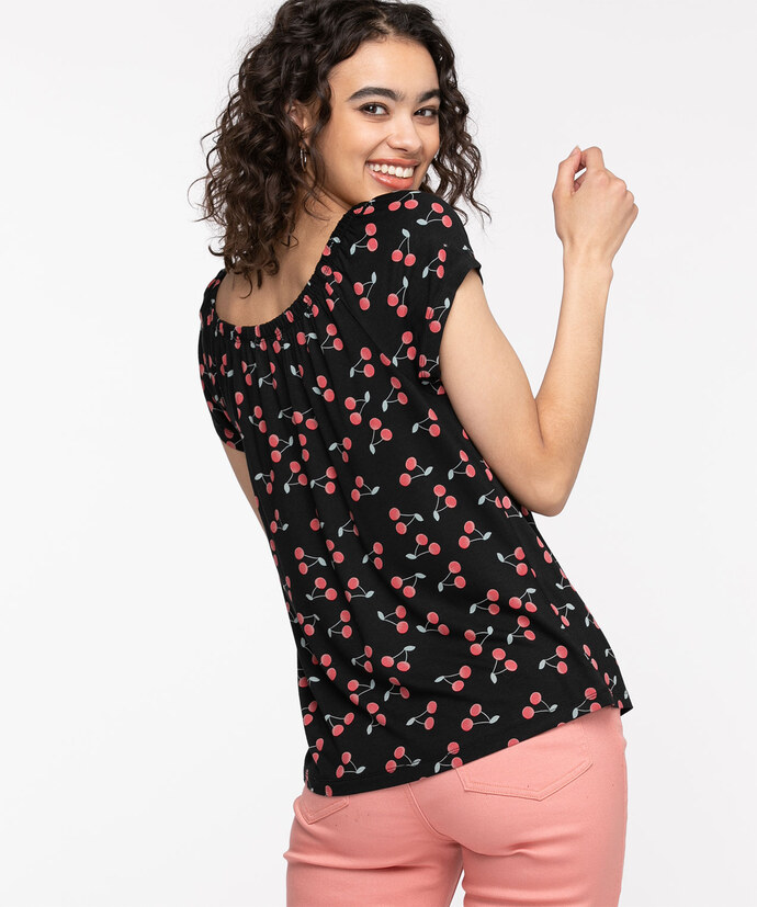 EcoVero™ On/Off Shoulder Top Image 5