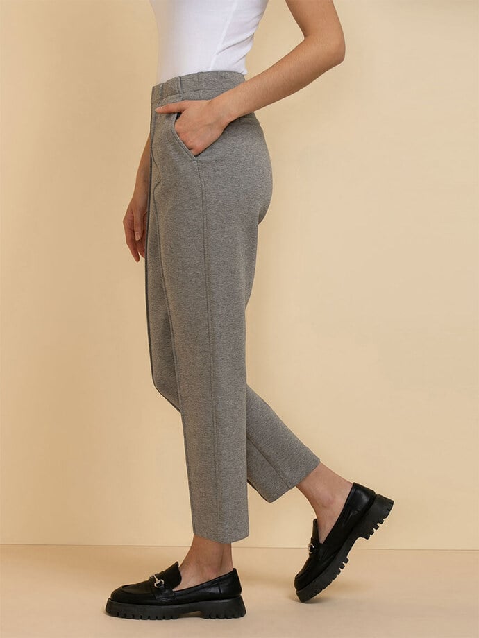 Double Knit Tapered Leg Pant Image 3