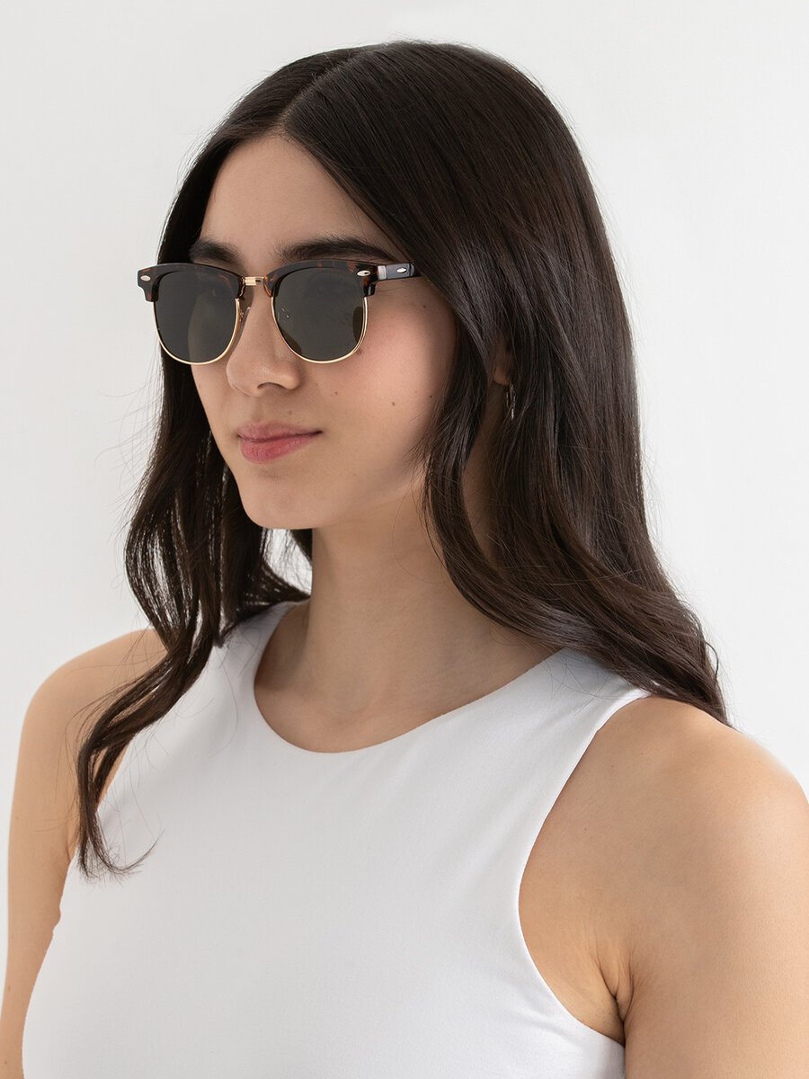 Clubmaster Frame Sunglasses