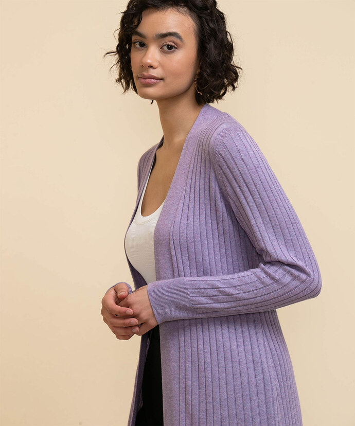 Ribbed Duster Cardigan Image 5