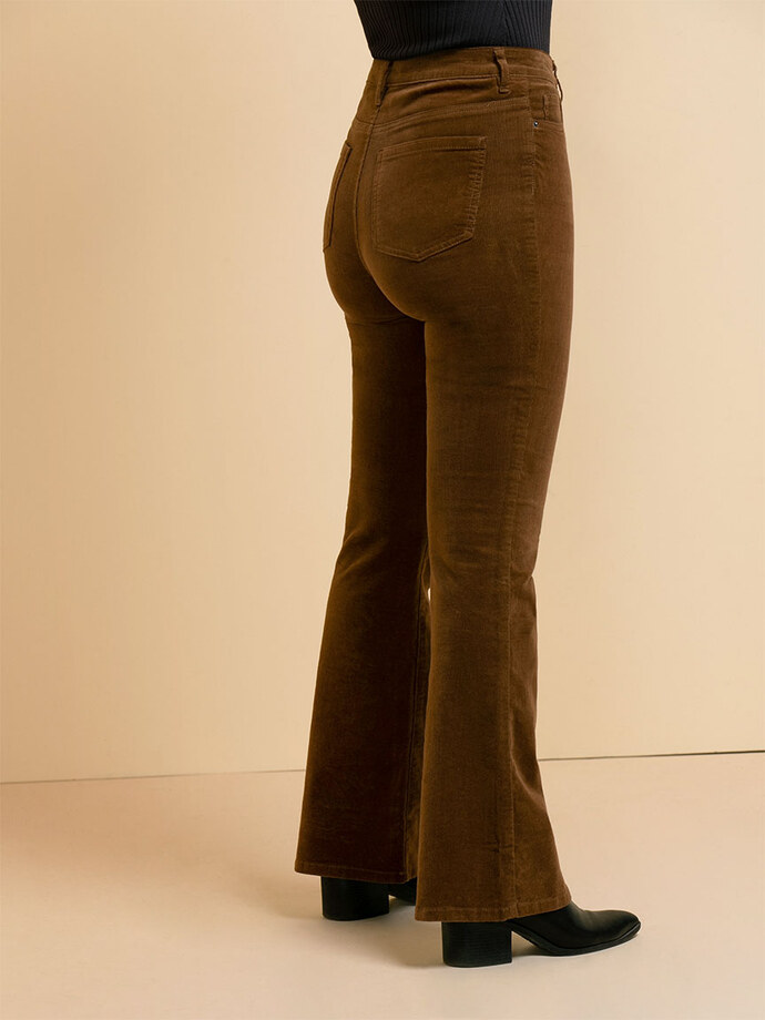 Frankie Flare Pant in Corduroy Image 6