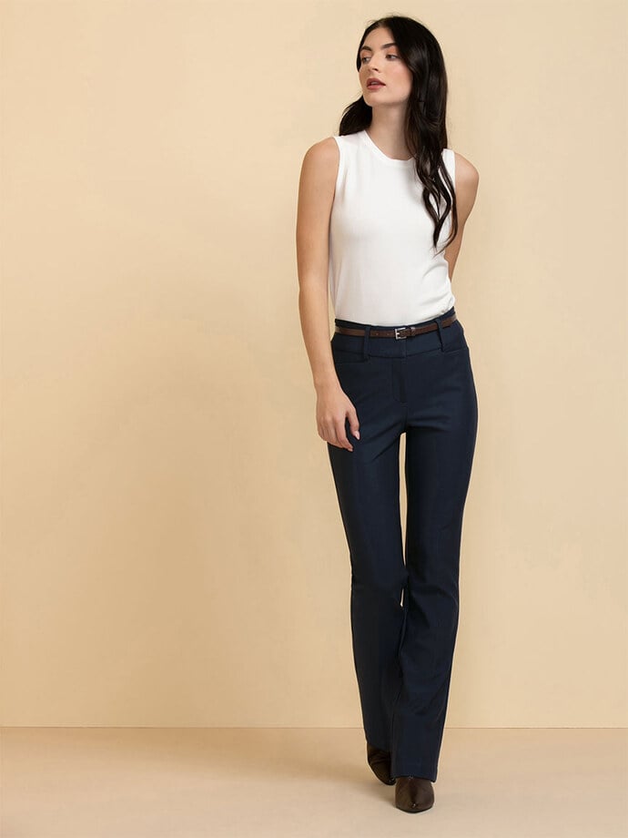 Bradley Bootcut Pant in Luxe Ponte Image 1