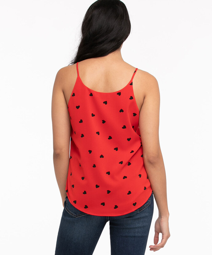 Strappy Double-Layer Tank Blouse Image 2
