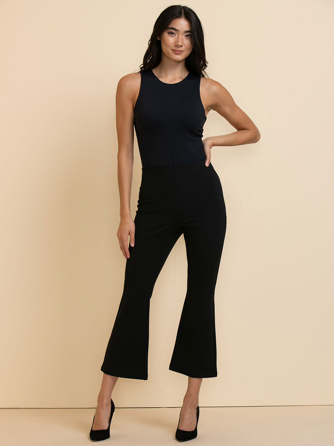 Colby Kick Flare Pant in Luxe Ponte Image 2