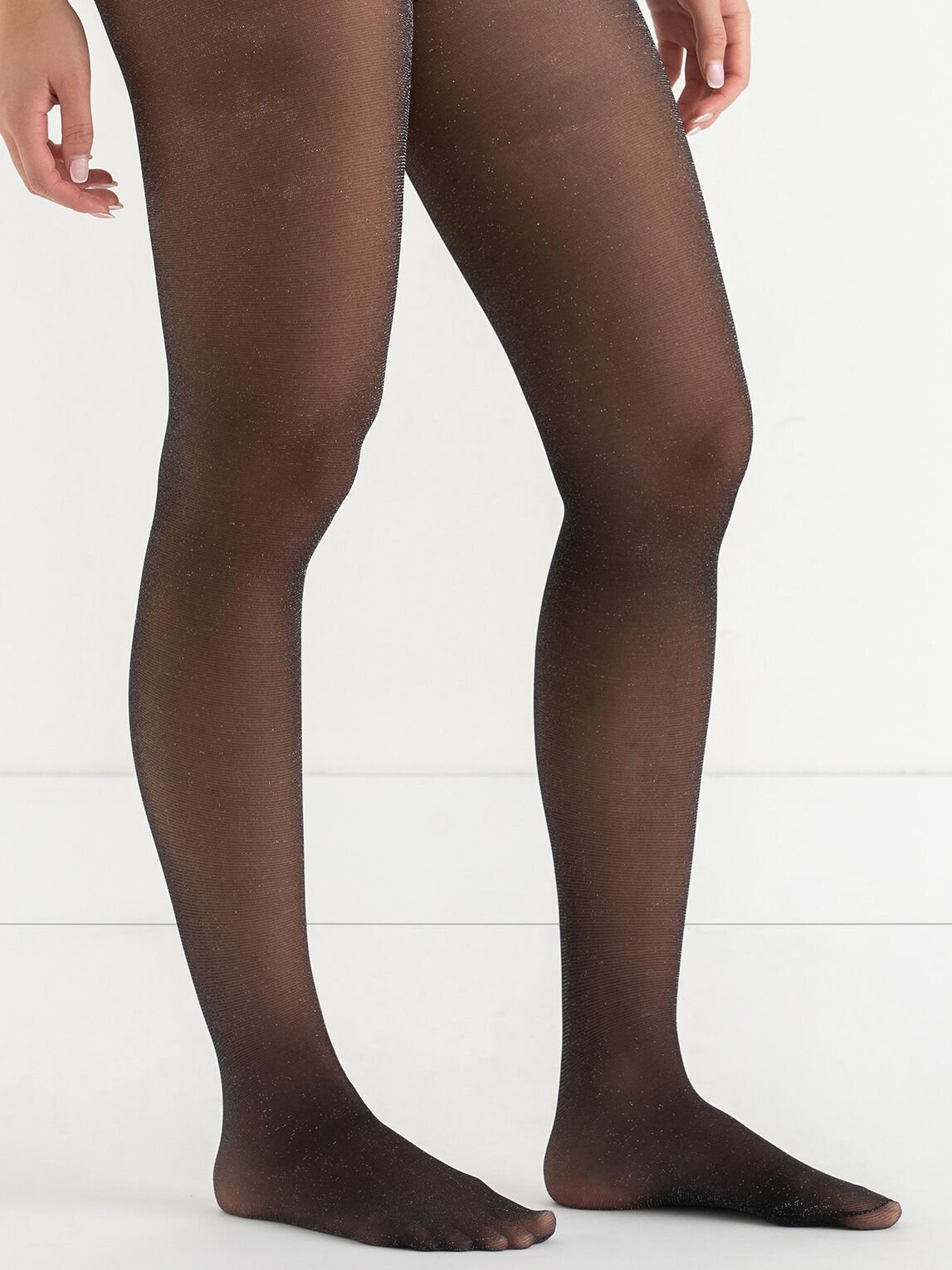 Spanx metallic shimmer tights top