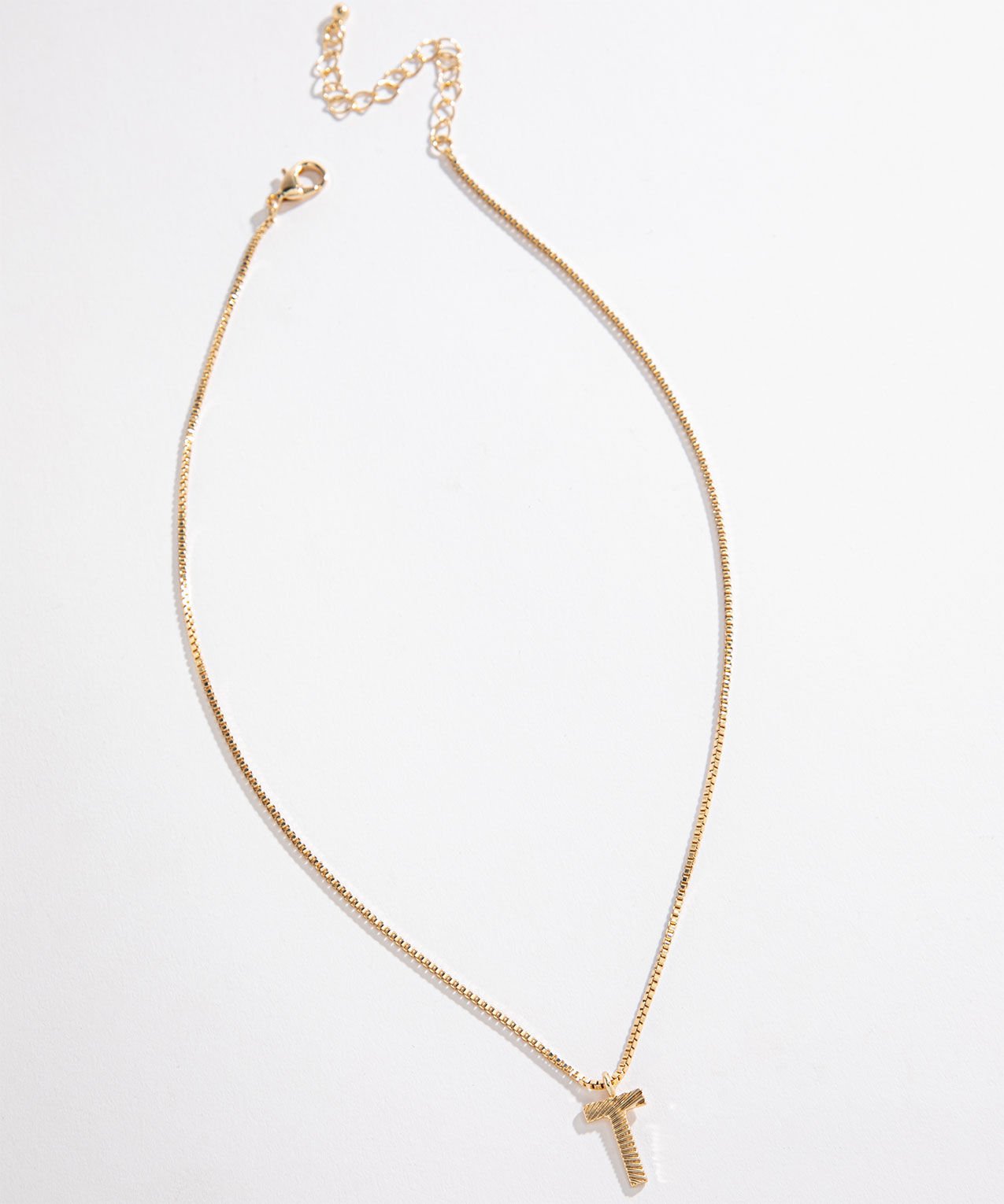 Brilliant Gold Initial Necklace