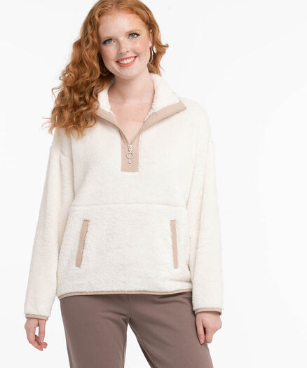 Fleece Half-Zip Pullover, Pristine