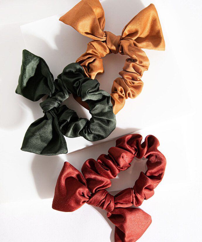 Bow Scrunchie 3-Pack Image 2